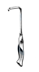 Richardson Retractor With Lamb Handle, 9 1/2" (24 cm), Large, 1 1/2" x 3/4" Blade (37 mm x 37 mm) - Garana Industries