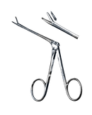 Hartman Ear Forceps, Alligator, Delicate, Serrated Jaws, 2 1/2" Shaft (6 cm) - Garana Industries