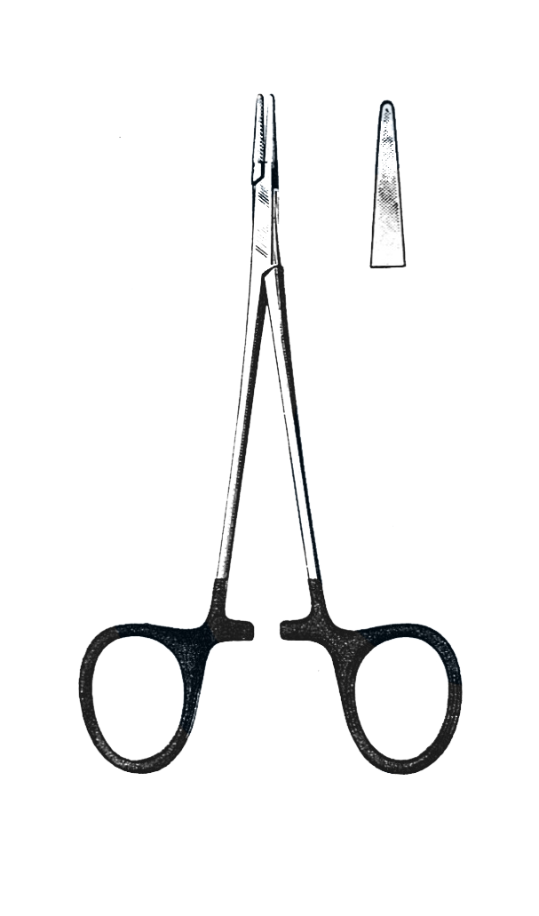 thumbnail image 2 of S.S TC Webster Needle Holder 5.5" – Smooth Jaw, Surgical & Dental Use (Made In Pakistan) 2 of 5