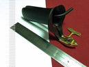 Collin Vaginal Speculum Premium Grade Black & Gold Plated Medium 4" x 1.5" W/Tube