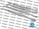 Dental Bone File Set of 4 Pieces (# 10, # 33, Miller # 33, Miller # 64)
