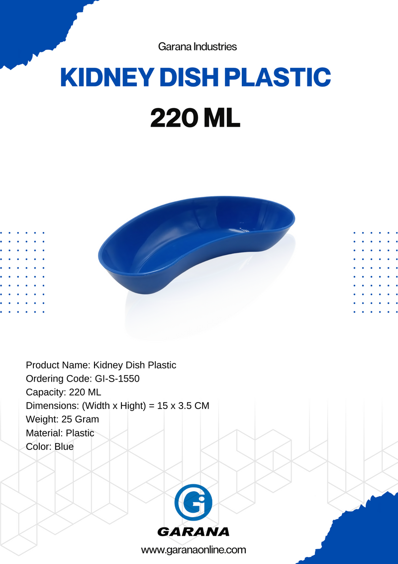 Kidney Dish Plastic 220 ML