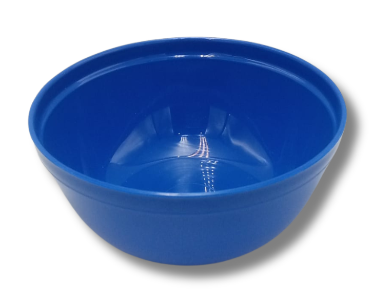 Round Mixing Bowl, Plastic, Blue Color 240 ML (8 OZ Appx)
