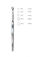 Fox Dermal Curette, 5 3/4" (14.5 cm), 2mm - Garana Industries