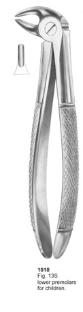 Extracting Forceps English Pattern Lower Premolar for Children