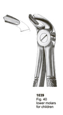 Extracting Forceps English Pattern Upper Molars For Children