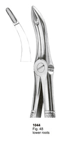 Extracting Forceps English Pattern Lower Roots