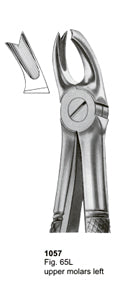 Extracting Forceps English Pattern Upper Molars Left