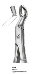 Extracting Forceps English Pattern Upper Third Molars