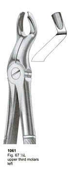 Extracting Forceps English Pattern Upper Third Molars Left
