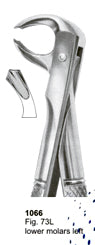 Extracting Forceps English Pattern Lower Molars Left