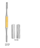 TC Fomon Rasp 21cm C Gold Plated