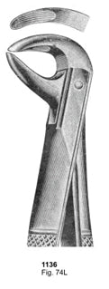 Extracting Forceps English Pattern Fig. 74L