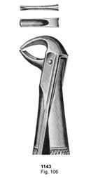 Extracting Forceps English Pattern Fig. 106