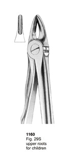 Extracting Forceps Fitting Handle Upper Roots For Children
