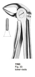 Extracting Forceps Fitting Handle Lower Roots