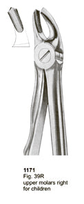 Extracting Forceps Fitting Handle Upper Molars Right For Children