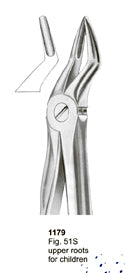 Extracting Forceps Fitting Handle Upper Roots For Children