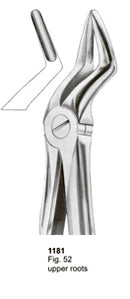 Extracting Forceps Fitting Handle Upper Roots