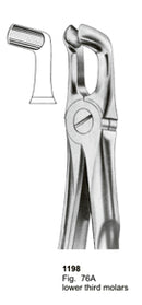 Extracting Forceps Fitting Handle Lower Third Molars