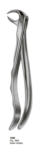 Extracting Forceps Fitting Handle Lower Molars