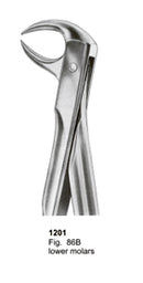 Extracting Forceps Fitting Handle Lower Molars