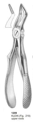 Extracting Forceps For Children Klien Upper Roots