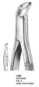 Extracting Forceps American Pattern Physick Lower Third Molars