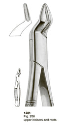 Extracting Forceps American Pattern Upper Incisors And Roots
