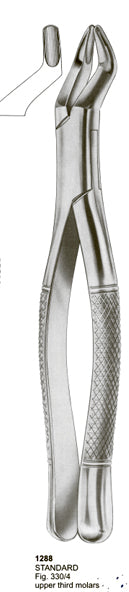 Extracting Forceps American Pattern Standard Upper Third Molars