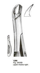 Extracting Forceps American Pattern Upper Molars Right