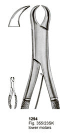Extracting Forceps American Pattern Lower Molars