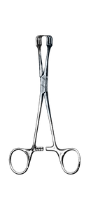 Lahey Thyroid Traction Forceps, 3 x 3 Prongs 6 1/4" (16 cm) - Garana Industries