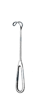 Green Thyroid Retractor 8 1/2" (21.5 cm) - Garana Industries