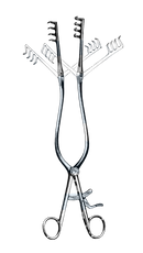 Beckmann Thyroid Retractor, W/ Holtite Ratchet 11 3/4" (30 cm) - Garana Industries