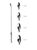 Desjardin Gall Stone Scoop, 11" (28 cm), 24 French - Garana Industries