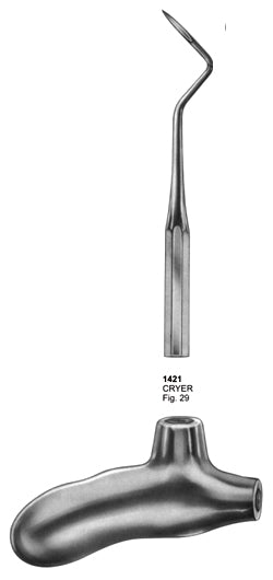 Root Elevator Adjustable Handle with Tip Cryer