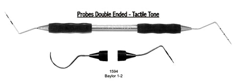 Probe Double Ended Tactile Tone Baylor 1-2