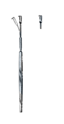 Flexible Shaft Retractor, 2 Sharp Prongs, 6 1/2" (16.5 cm) - Garana Industries