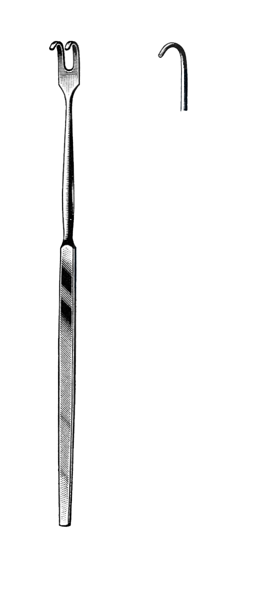 Trachea Retractor, 1 Blunt Prong, 6 1/2" (16.5 cm) - Garana Industries