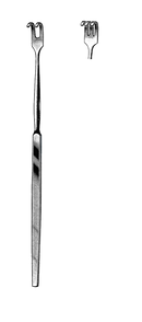 Trachea Retractor, 3 Blunt Prongs, 6 1/2" (16.5 cm) - Garana Industries