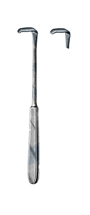 langenbeck Retractor, 8" (20 cm), 3/8" x 1 1/2" Blade, (10 mm x 36 mm) - Garana Industries