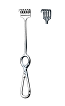 Volkman Retractor Ring Handles, 4 Blunt Prongs, 8 1/2" (21.5 cm) - Garana Industries