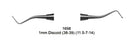 Excavators 1mm Discoid (38-39) Hollow Handle