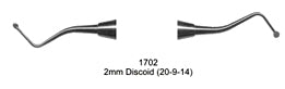 Excavators 2 mm Discoid Hollow Handle