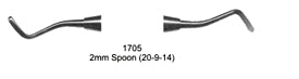 Excavators 2mm Spoon Hollow Handle