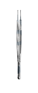 Gerald Forceps, Straight, 1 x 2 Teeth, 7" (18 cm) - Garana Industries