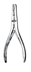 Ruskin Bone Rongeur, Straight 7 1/4" (18.5 cm) - Garana Industries