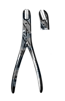 Ruskin Bone Splitting Forceps, Curved 6" (15 cm) - Garana Industries