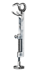 Lowman Bone Clamp, Calibrated, 8" x 1 1/2" Jaw (20 cm x 4 cm) - Garana Industries